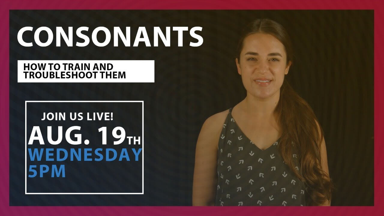 Working with Consonants